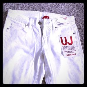 BRAND NEW White Uniqlo jeans